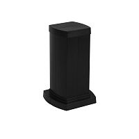 Snap-On мини-колонна алюминиевая с крышкой из пластика 4 секции, высота 0,3 метра, цвет черный | код 653042 |  Legrand